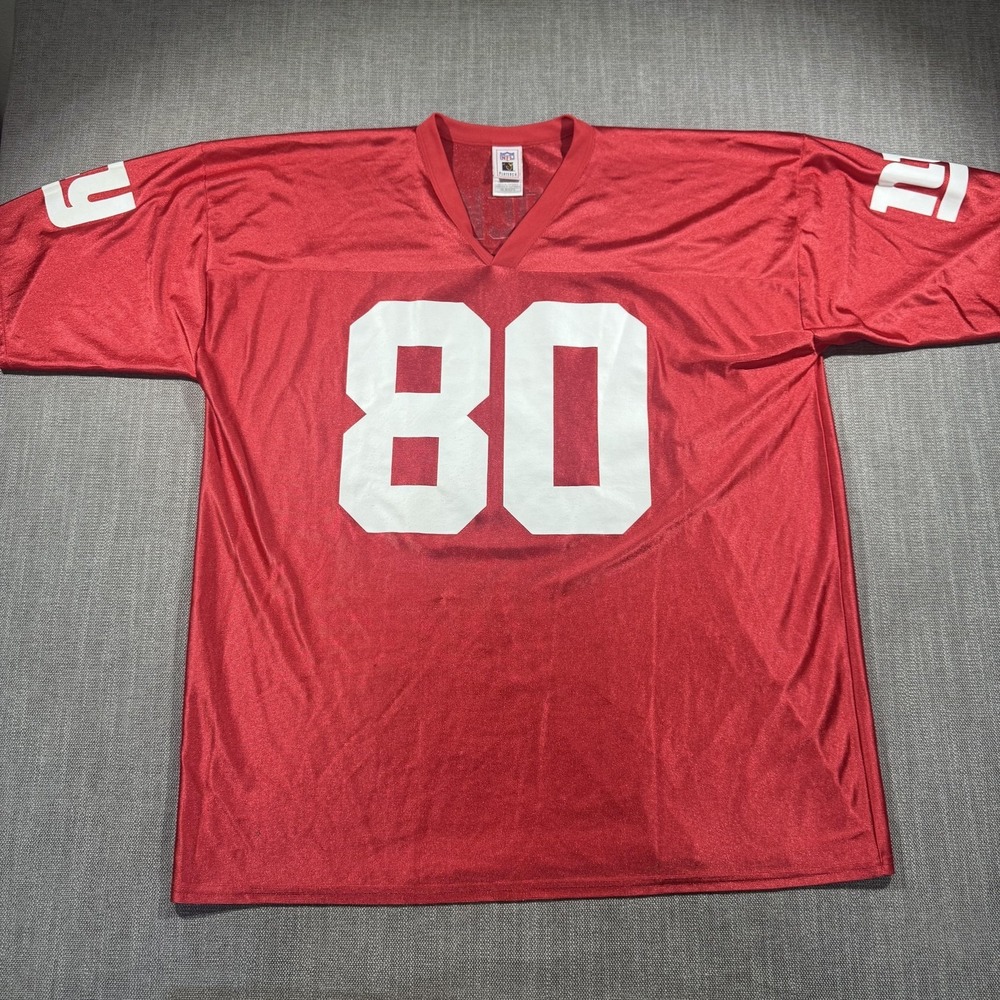 New York Giants Jersey Mens 2XL Red NFL Football Jeremy Shockey 80‎ Players Inc